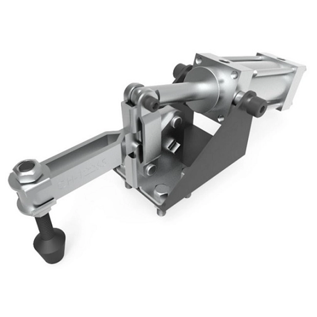 Vendita online Bloccaggio pneumatico verticale base piatta braccio regolabile 350 Kg.